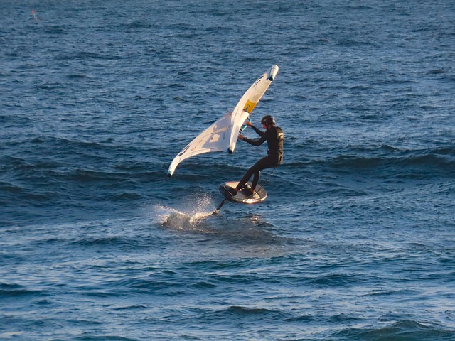 Surfen, Surfer, Meer, Wellen, Surfbrett