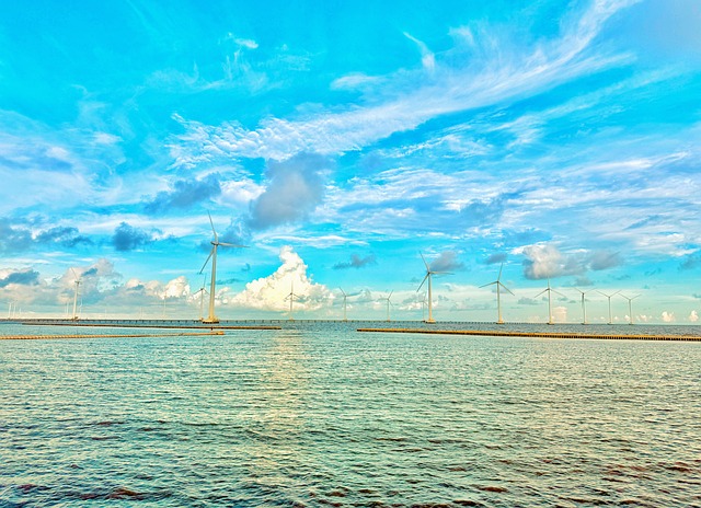 Mar, Dios, Nube, Electricidad Eólica