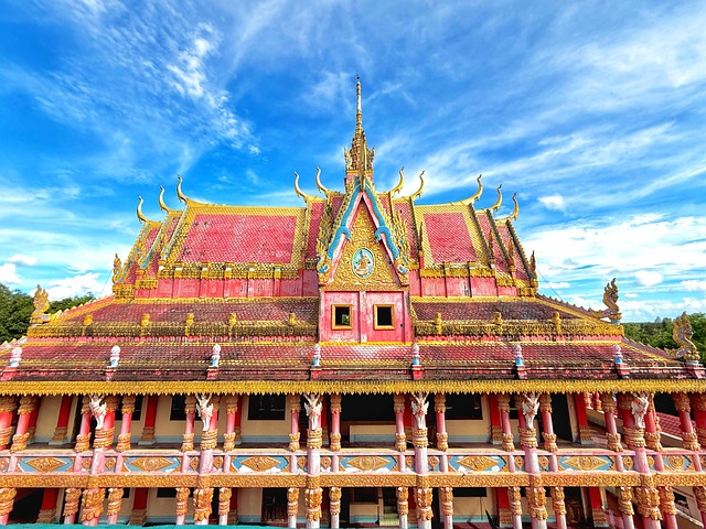 Vietnam, Baclieu, Arquitectura, Pagoda