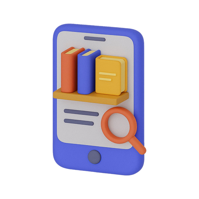 Free online library e-learning illustration