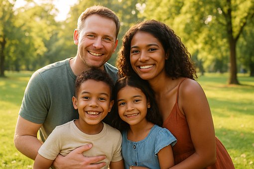 Free Family Together illustration and picture