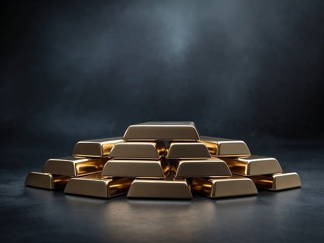 Free bullion gold wealth illustration