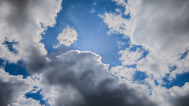 Paesaggio Di Nuvole, Cielo, Buio