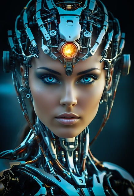 Cyborg, Robot, Futuristisk, Kvinne