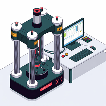 Free Testing Machine vector and picture