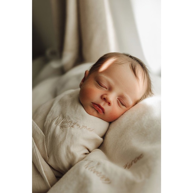Free ai generated newborn baby illustration