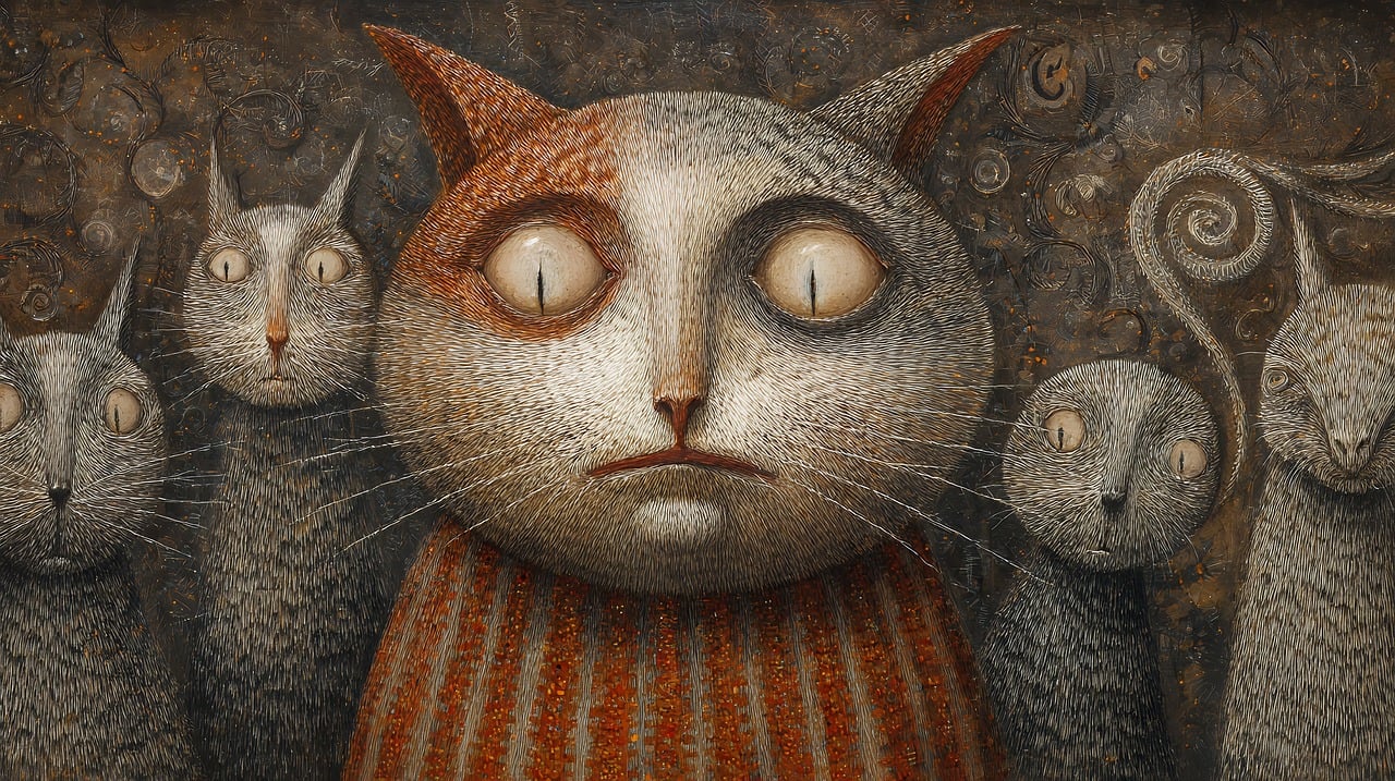 Download Cat, Surreal, Fantasy. Royalty-Free Stock Illustration Image ...