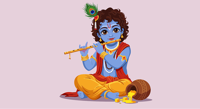 Baby-Krishna, Hindu Gott