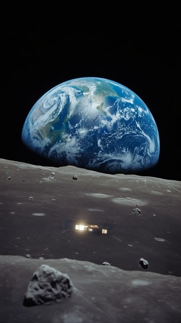 Free Earth Moon illustration and picture