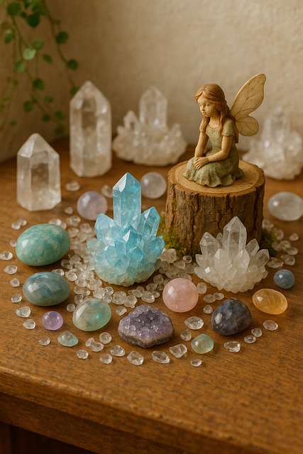 Free crystal amethyst mineral illustration