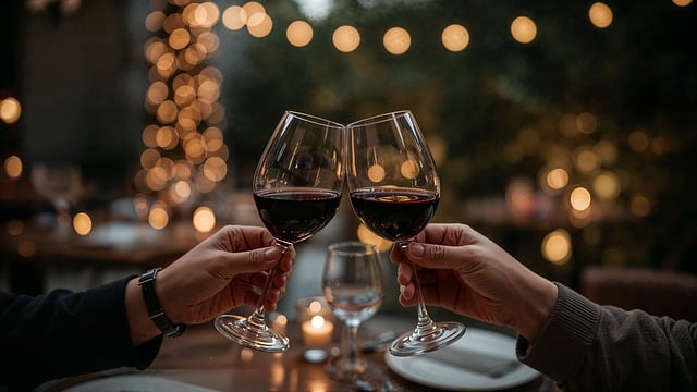 Free wine glasses cheers illustration