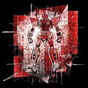 Gundam, Roboter, Anime, Fantasie