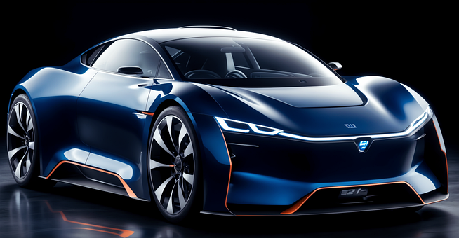 Free Electric Car Vehicle illustration and picture