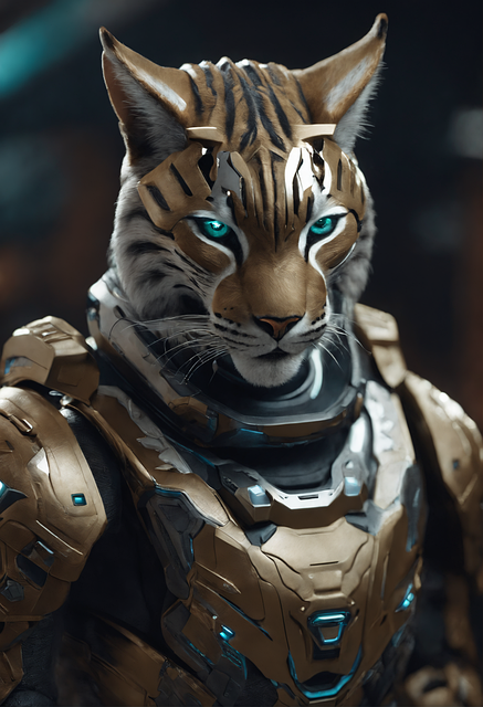 Free Tiger Robot Wildlife illustration and picture