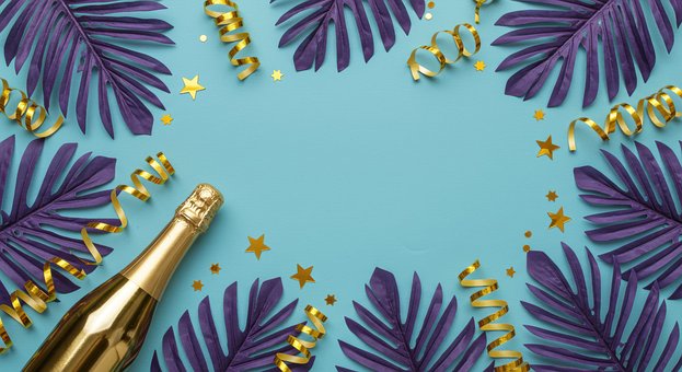 Fest, Champagne, Nye År, Ferie, Tropisk