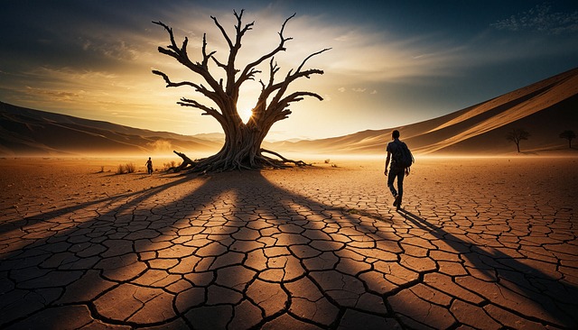 Free ai generated desert sand illustration
