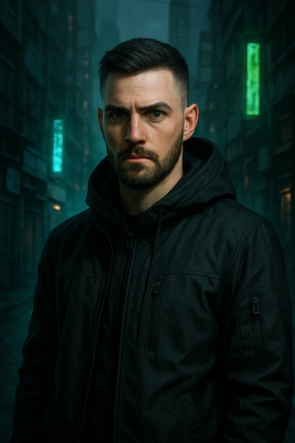 Free ai generated serious dark illustration