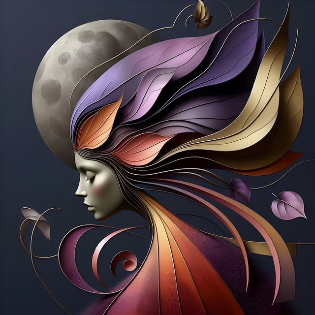 Surrealistische Vrouw, Volle Maan