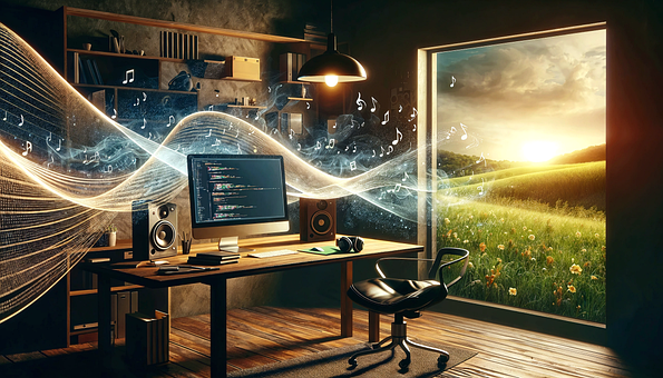 Code, Muziek, Hacken, Ai Gegenereerd