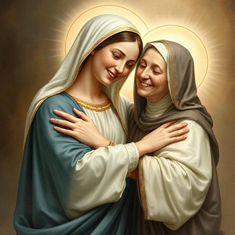 Free Blessed Mother Elizabeth illustration and picture