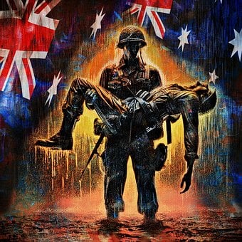 Australien, Heer, Krieg, Verwundet
