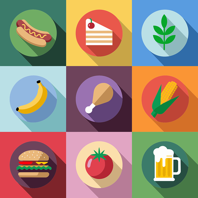 Free food fast food hot dog illustration