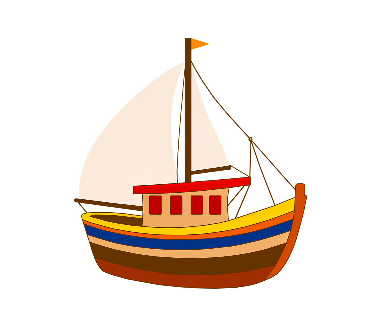 Download Colorful Boat, Tugboat, Vessel. RoyaltyFree