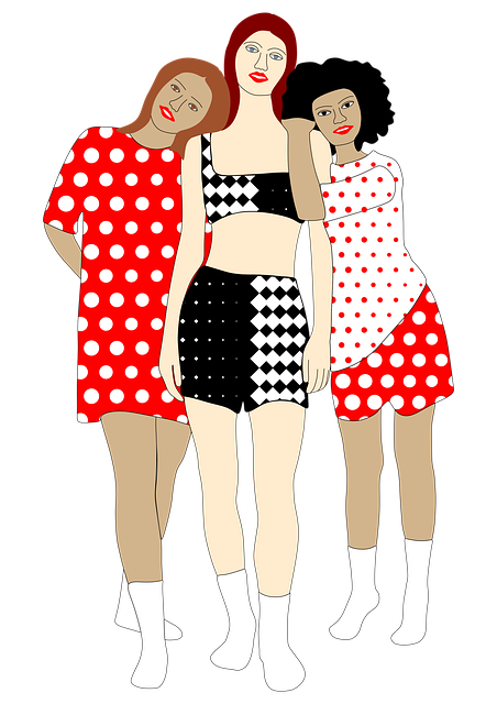 Free women models fashion illustration