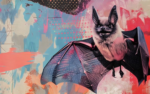 Free ai generated bat gothic illustration