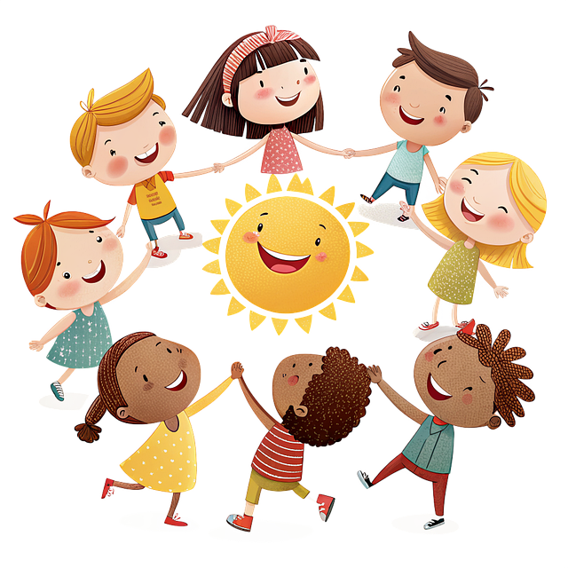 Free sun light summer illustration