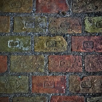 Ziegel, Mauer, Alt, Verwittert, Steine