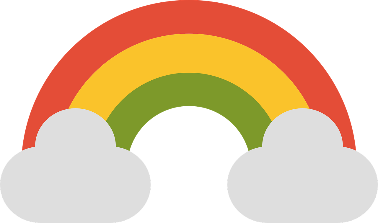 Download free HD stock image of Rainbow Nature Free rainbow nature rain vector