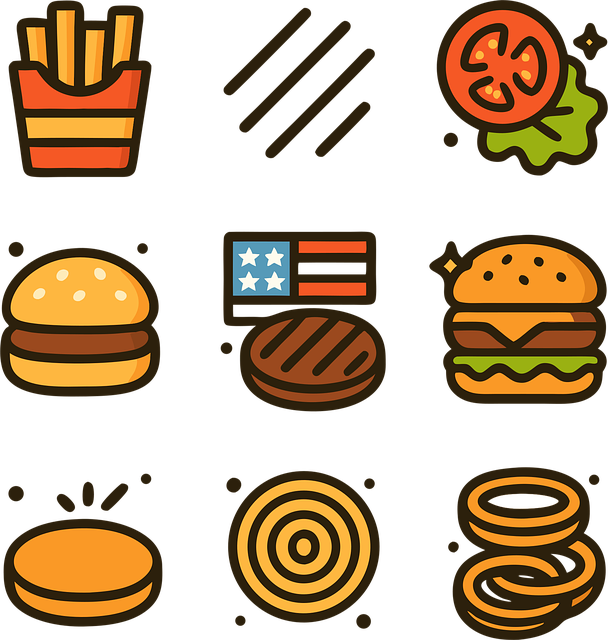 Free Burger Hamburger vector and picture