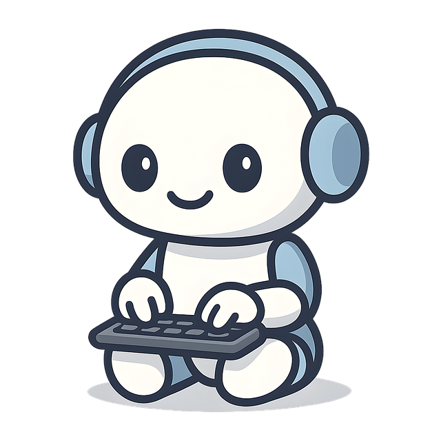 Free robot assistant ai illustration