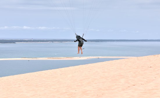 Free Paragliding Flying photo and picture