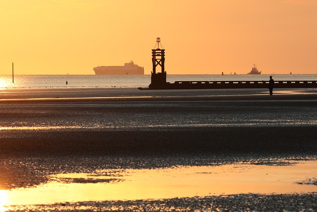 Free Crosby Beach Merseyside photo and picture