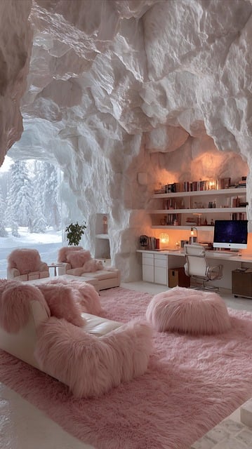 Grotte, Interiør, Design, Pink, Hyggelig