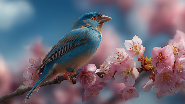 Free Bluebird Bird illustration and picture