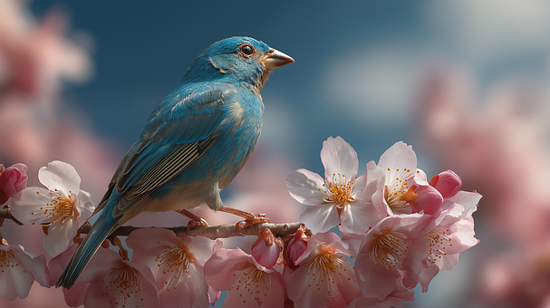Free Bluebird Bird illustration and picture