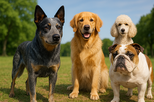 Hund, Rinderhund, Retriever, Pudel