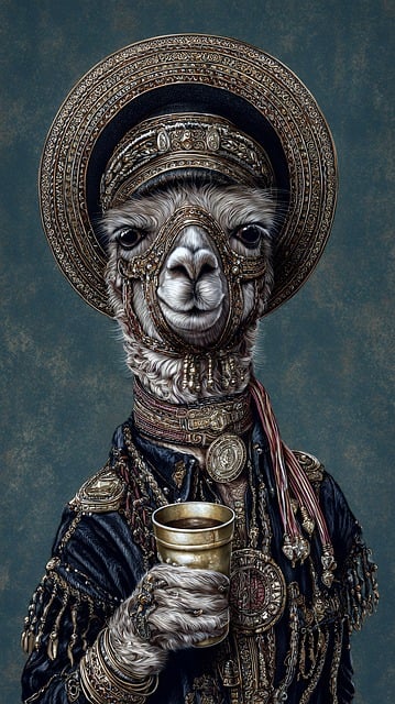 Free steampunk mechanical sculpture illustration