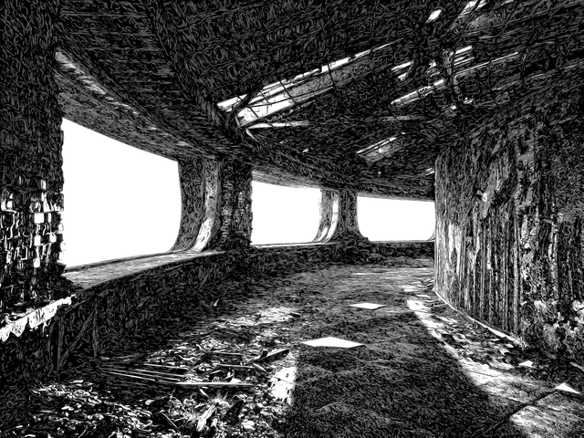 Ruina, Arhitectură, Clădire, Fereastră