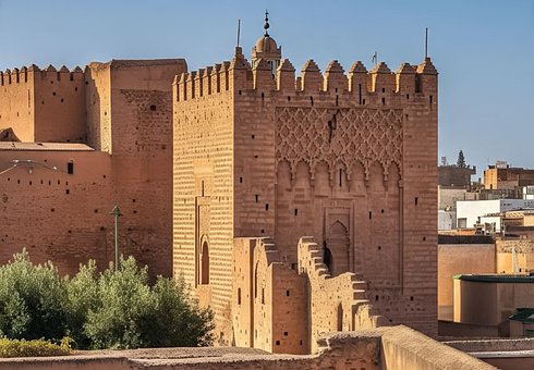 Marokko, Marokkansk, Vegg, Casablanca