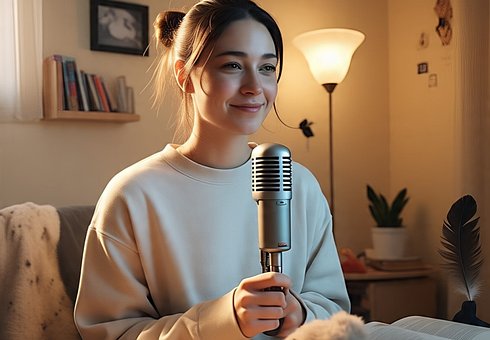 Asmr, Avslapning, Mikrofon, Kvinne
