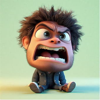 Animation, Tegneserie, Karakter, Vred