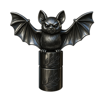 Flaggermus, Metallisk, Skulptur