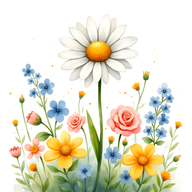 Free Daisy Rose illustration and picture
