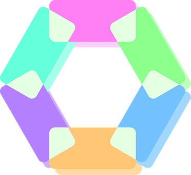 Free Hexagon Pastel vector and picture