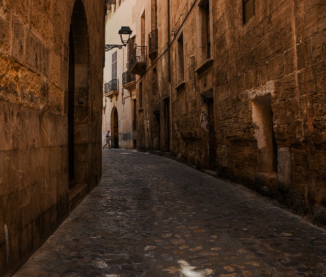 Callejón, Calle, Viejo, Ciudad, Oscuro