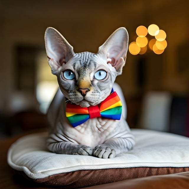 Free ai generated cat sphinx illustration